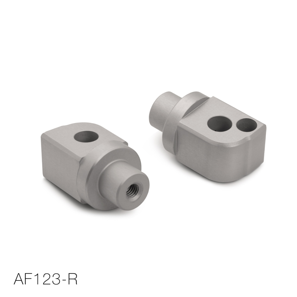 APRILIA voetsteunen-adapter achterzijde (set)