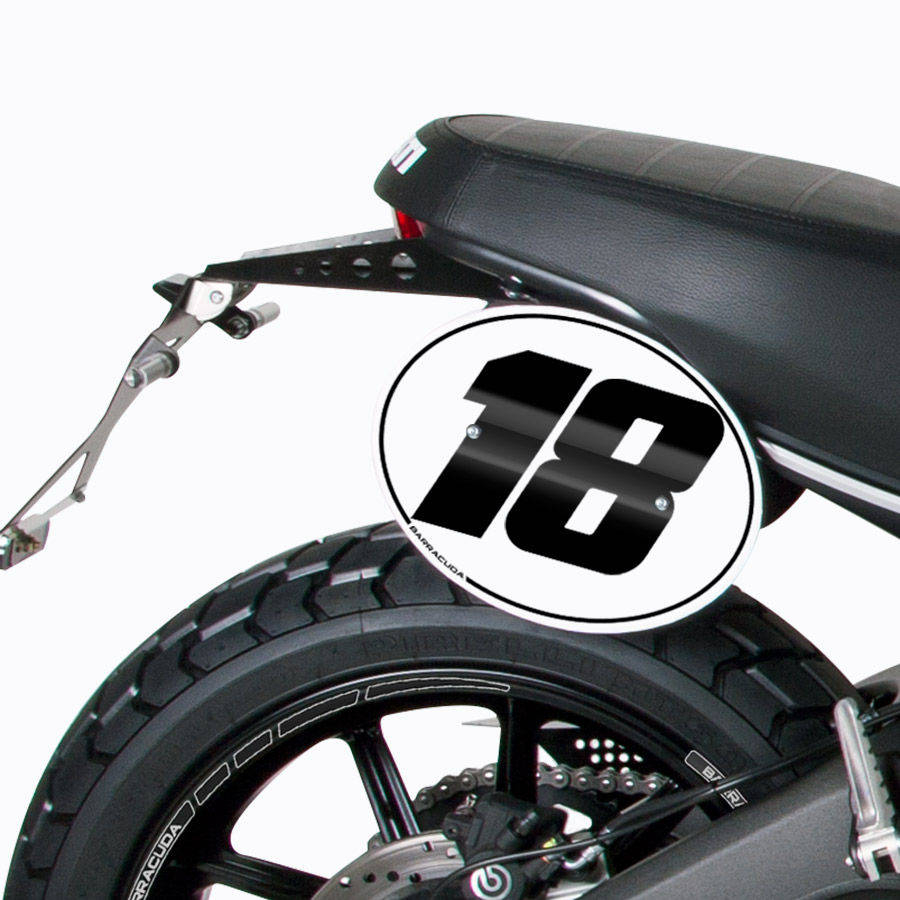 NUMMERBORD SET DUCATI SCRAMBLER