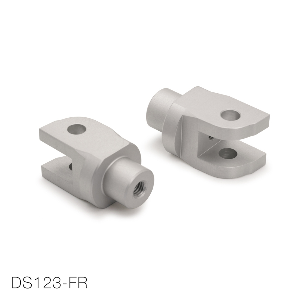 DUCATI voetsteunen-adapter voorzijde (set)